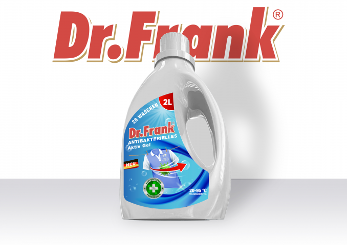 Упаковка геля для стирки "Dr. Frank".