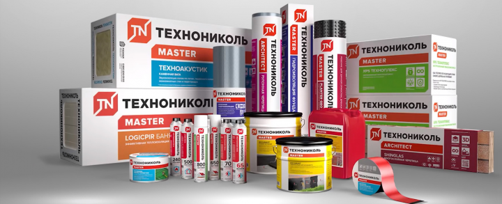 Дизайн упаковки продукции ПАО "Технониколь"