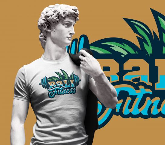 Логотип фитнес-стартапа "Bali Fitness"