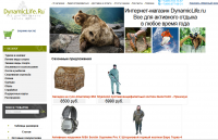 Наполнение интернет-магазина "DynamicLife"