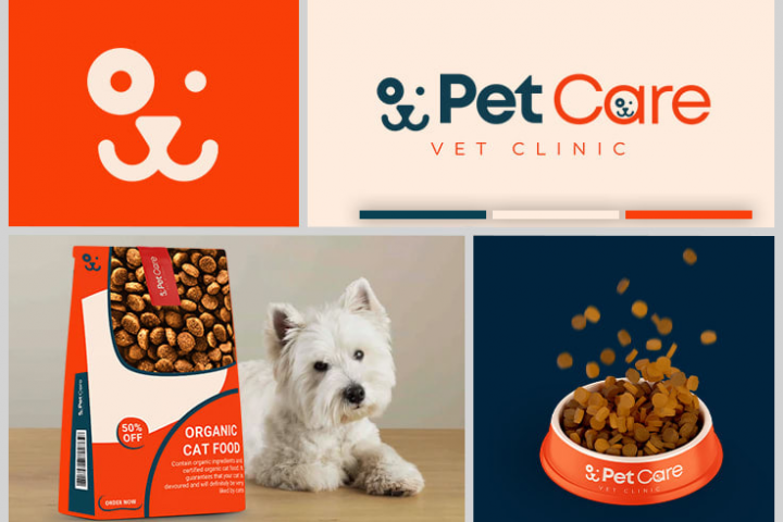 Разработка фирменного стиля корма для собак