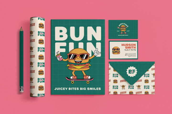 Разработка фирменного стиля для бургерной
