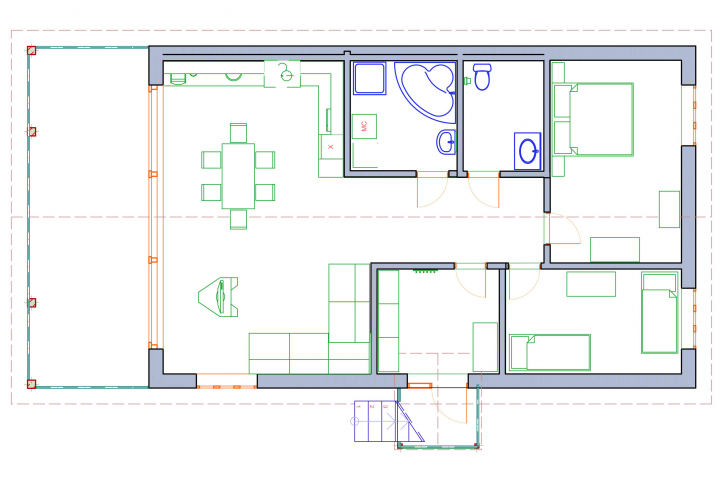 Планировка жилого дома