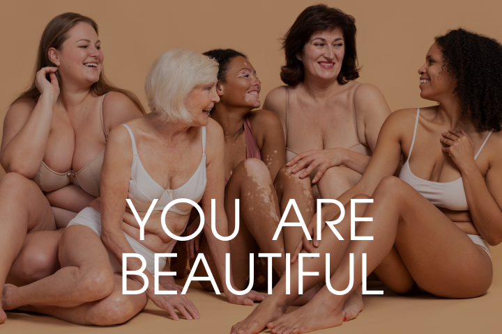 Дизайн главной страницы интернет-магазина белья с философией бодипозитива: комфорт, естественность, уважение к женскому телу