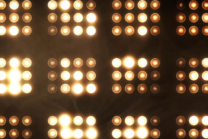 Floodlights Flashing
