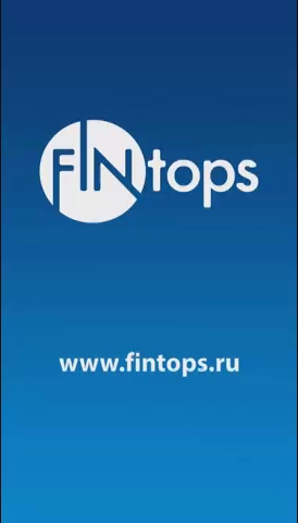Анимированная заставка для приложения FinTops для Apple Store
