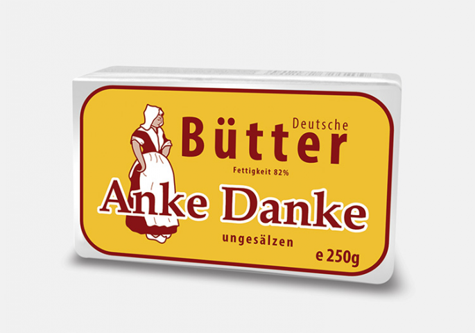 Разработка упаковки для масла Anke Danke