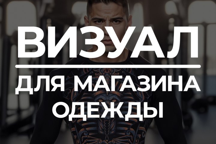 Визуал для магазина спортивной одежды
