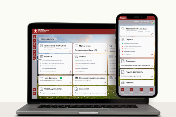 Разработка дизайна интерфейса личного кабинета
