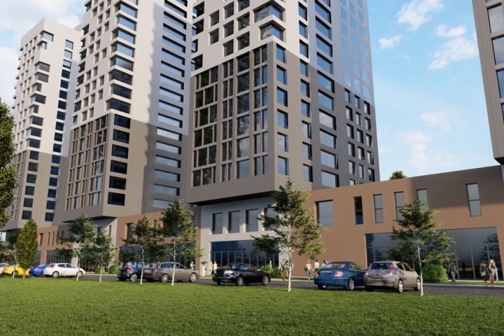 Визуализация зданий и благоустройства