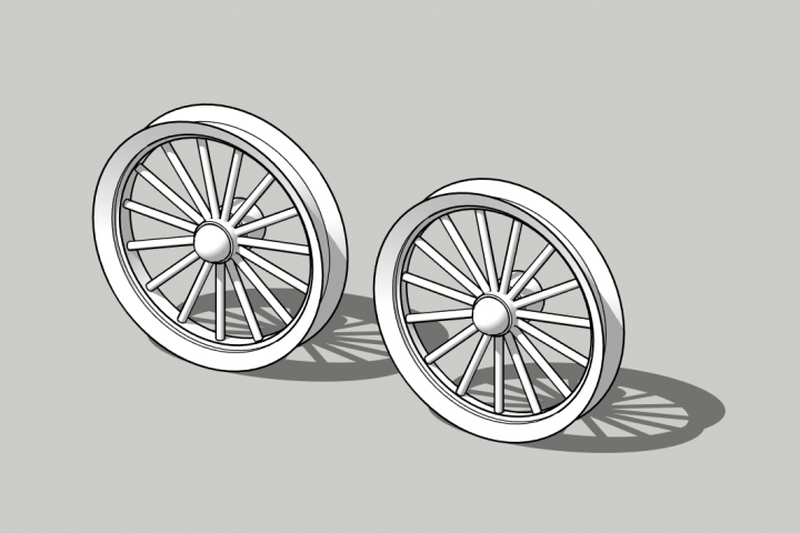Моделирование колеса для трехмерной печати