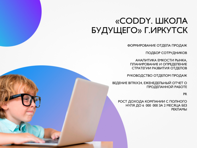 Комплексный маркетинг "CODDY. Школа будущего"