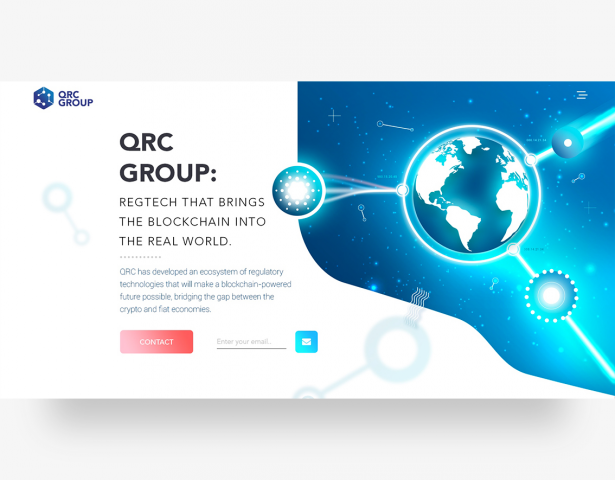 Blockchain - проект для группы компаний QRC Group