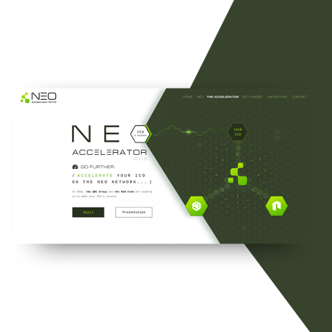 Landing Page для проведения ICO ( NEO Accelerator )