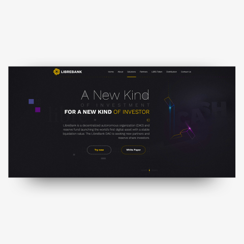 Landing Page для проведения ICO