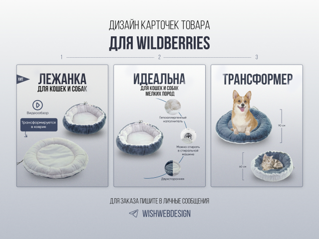 Дизайн карточек товара для Wildberries