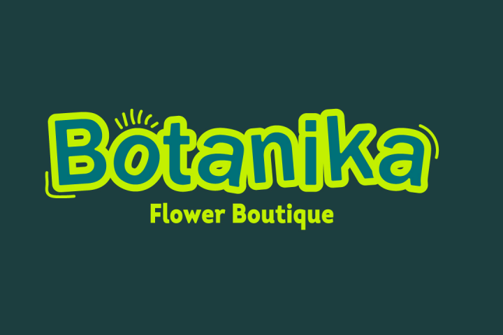 Логотип для цветочного бутика "Botanika"