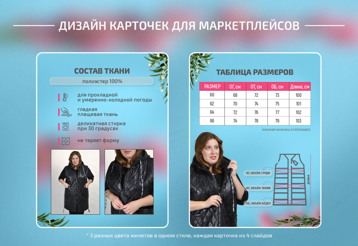 Дизайн карточки для ВБ (одежда)