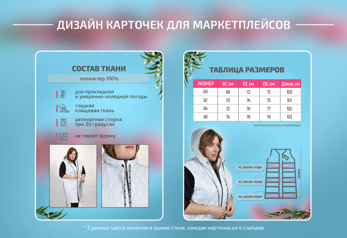 Дизайн карточки для ВБ (одежда)