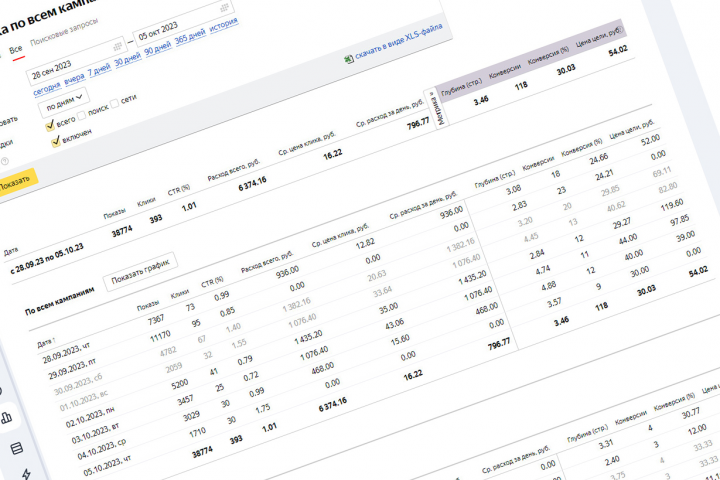 Яндекс Директ для магазина брендовой одежды