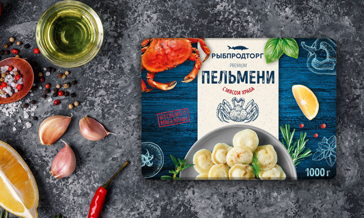 Дизайн упаковки пельменей