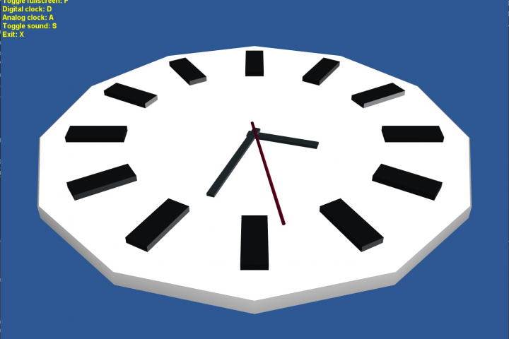 Интерактивные 3D-часы