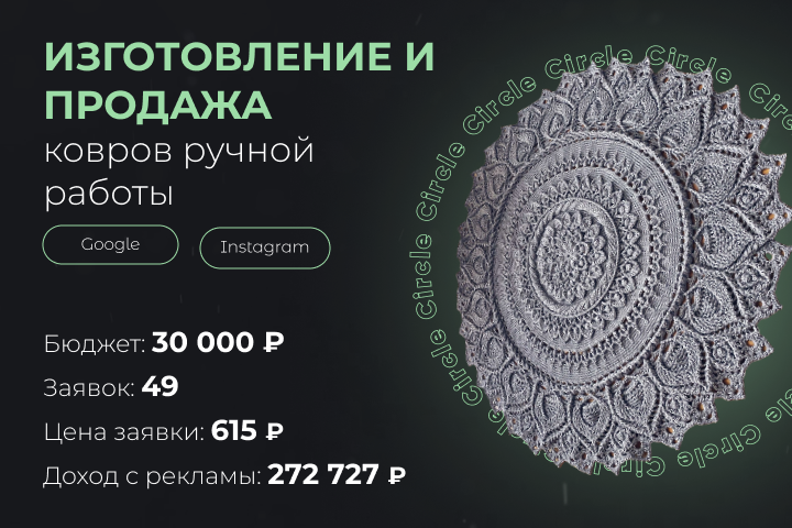 Изготовление и продажа ковров ручной работы