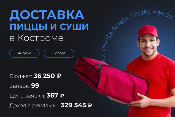 Доставка пиццы и суши в Костроме