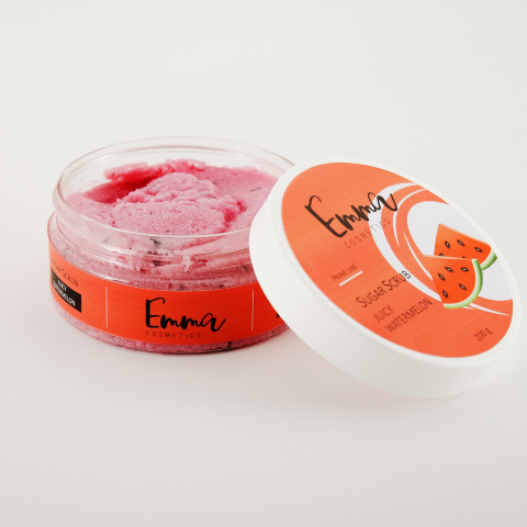 Дизайн этикетки для скраба - упаковано