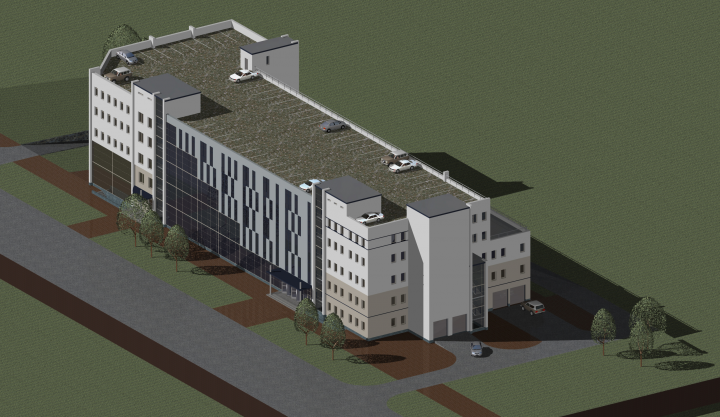 Торговый центр по ул. Кропоткина, г. Новосибирск
