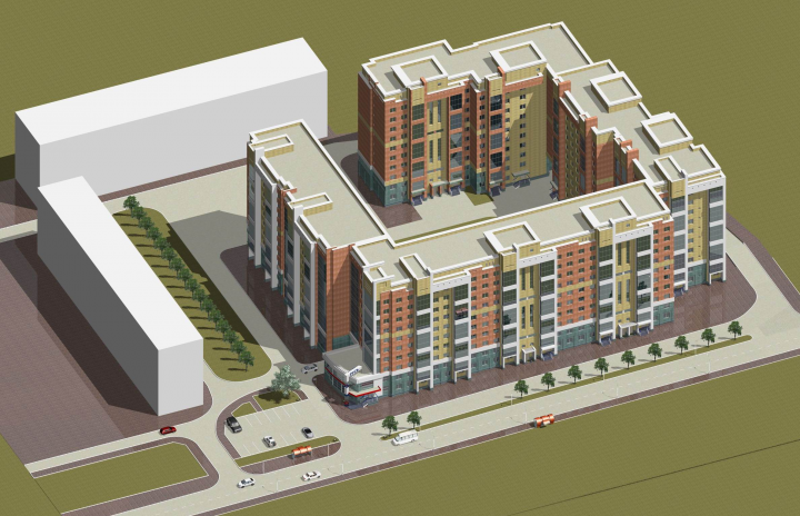 Жилой дом в Заельцовском районе г. Новосибирск