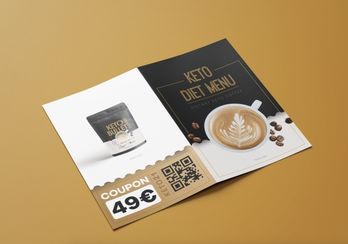 Keto coffee leaflet