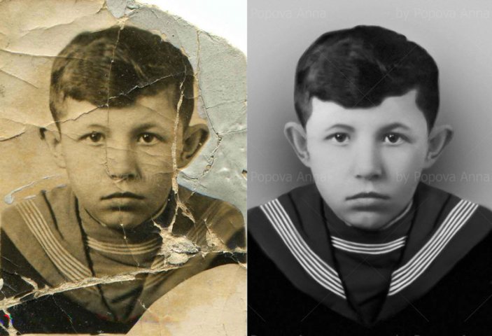 Реставрация старой фотографии
