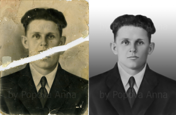Реставрация старой фотографии