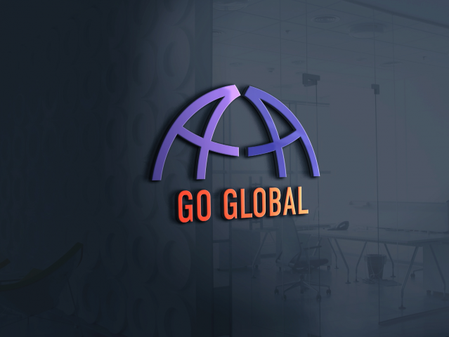 Логотип для международного бюро переводов "Go Global"