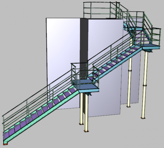 Лестница пожарная