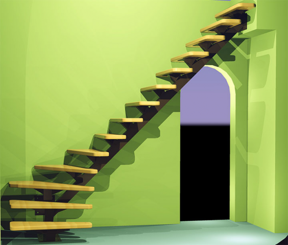 Лестница #04