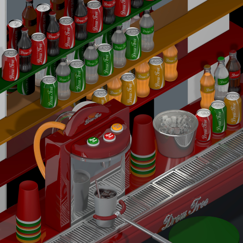 Creative Loop Cola Fanta Sprite