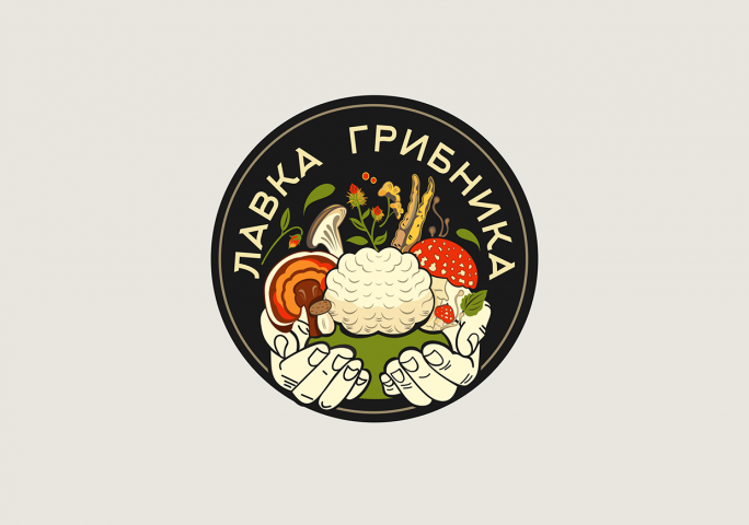 логотип для производителя ценных грибов