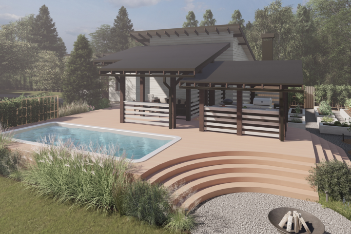 Частный сад "Капли на траве"