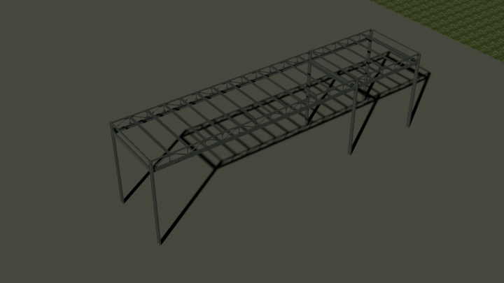 КМ. Навес над КПП