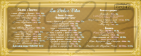 Уличное меню для пиццерии LaDolceVita