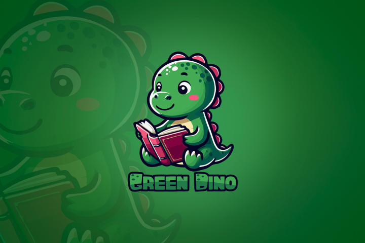 Логотип Mascot | Green Dino
