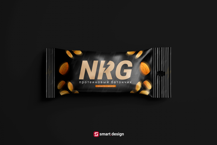 Этикетка протеинового батончика | NRG