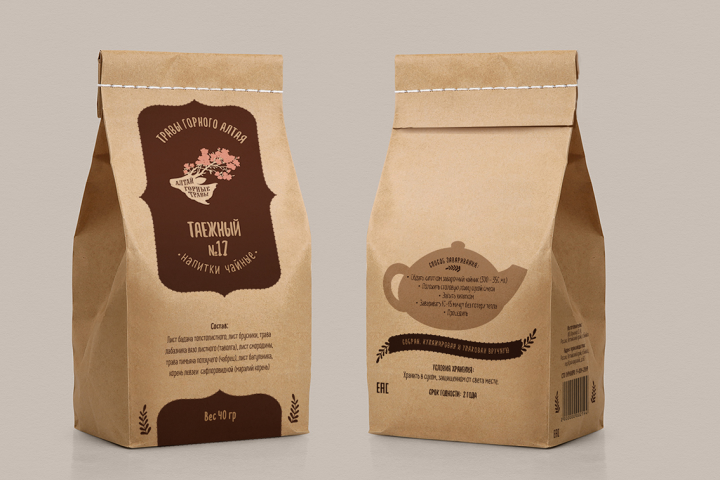 Этикетка для травяного сбора