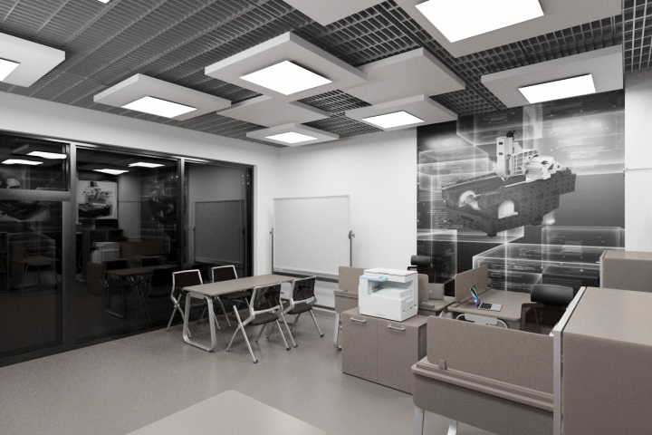 Офис инженерной компании . С.-Петербург . Зима 2023 г.