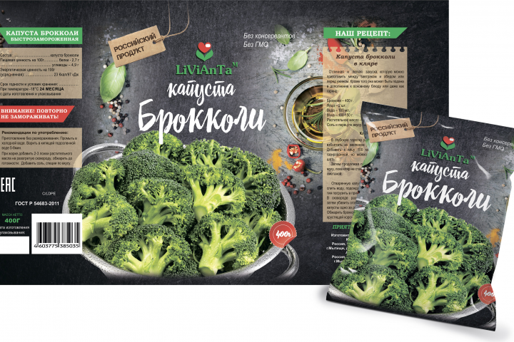 макет упаковки