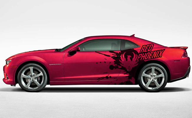 Дизайн автовинила Chevrolet Camaro