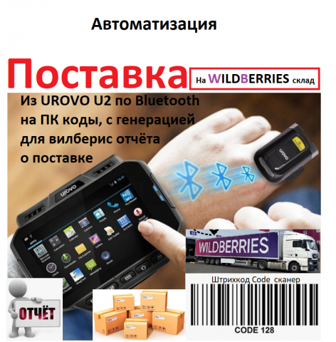 ��� ��������� ������ �� UROVO U2 �� Bluetooth �� �� ����� � � ��� �����