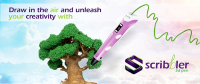 Scribbler 3D Pen - рекламный баннер на сайт